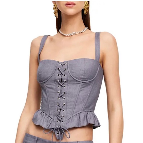 Lioness NWT Cuatro Corset in Slate - Size XL - Picture 12 of 14